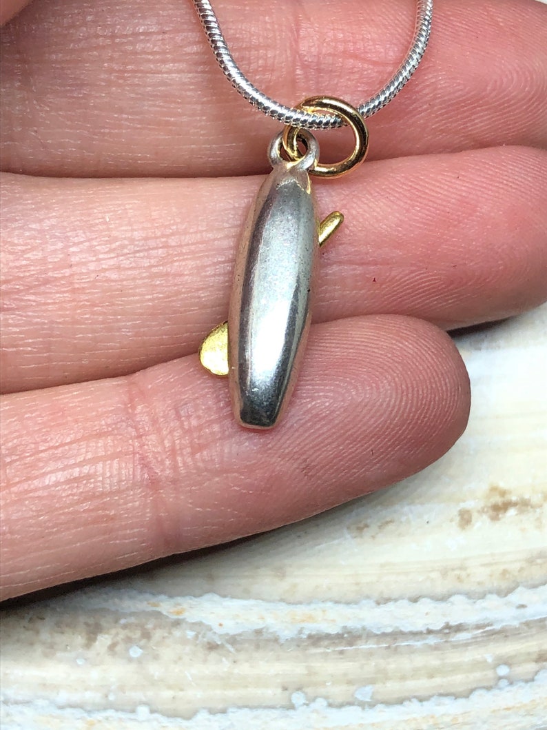 Kayak Charm Necklace