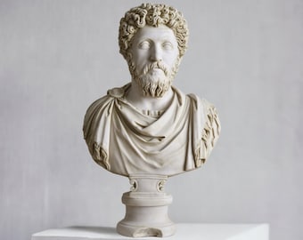 Marmeren standbeeld van Marcus Aurelius, de filosoof-koning