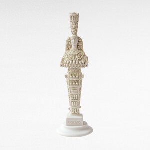 Exquisite Artemis Statue Replica from Ephesus Izmir in Premium Marble Dust | Greek Goddess of Hunt and Wilderness | Handcrafted Decor