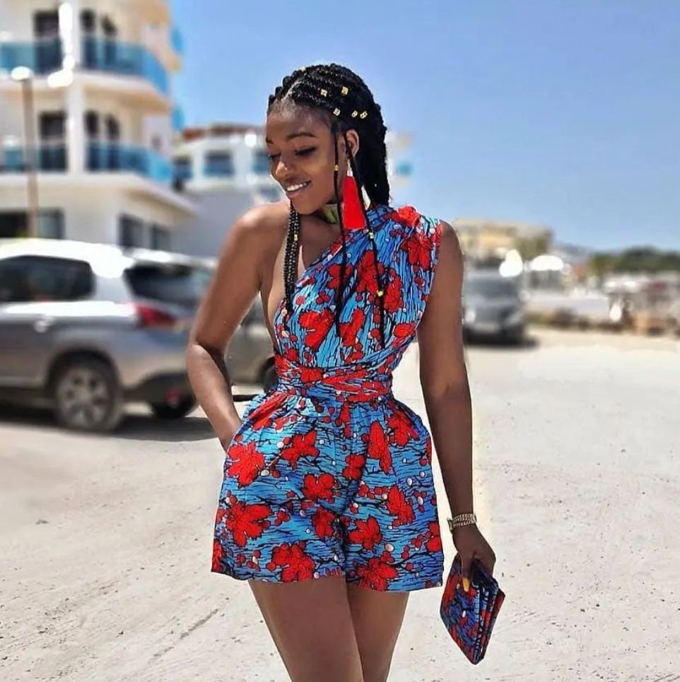 Kleding Gender-neutrale kleding volwassenen Shorts Custom Made BayeFall Injahaz Patchwork Shorts Collection Boho Theme Style African Vertigo Wax Fabric Made To Order 