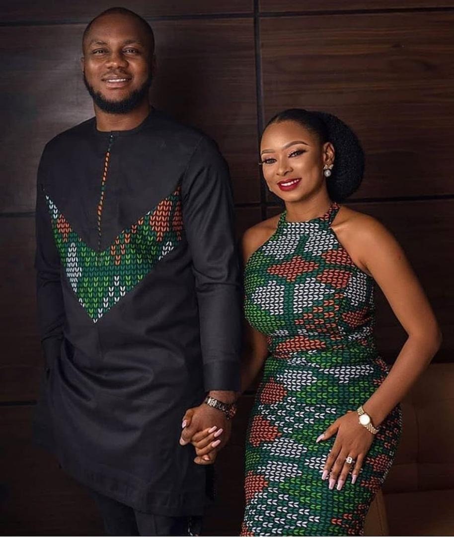 traditional couple matching outfits