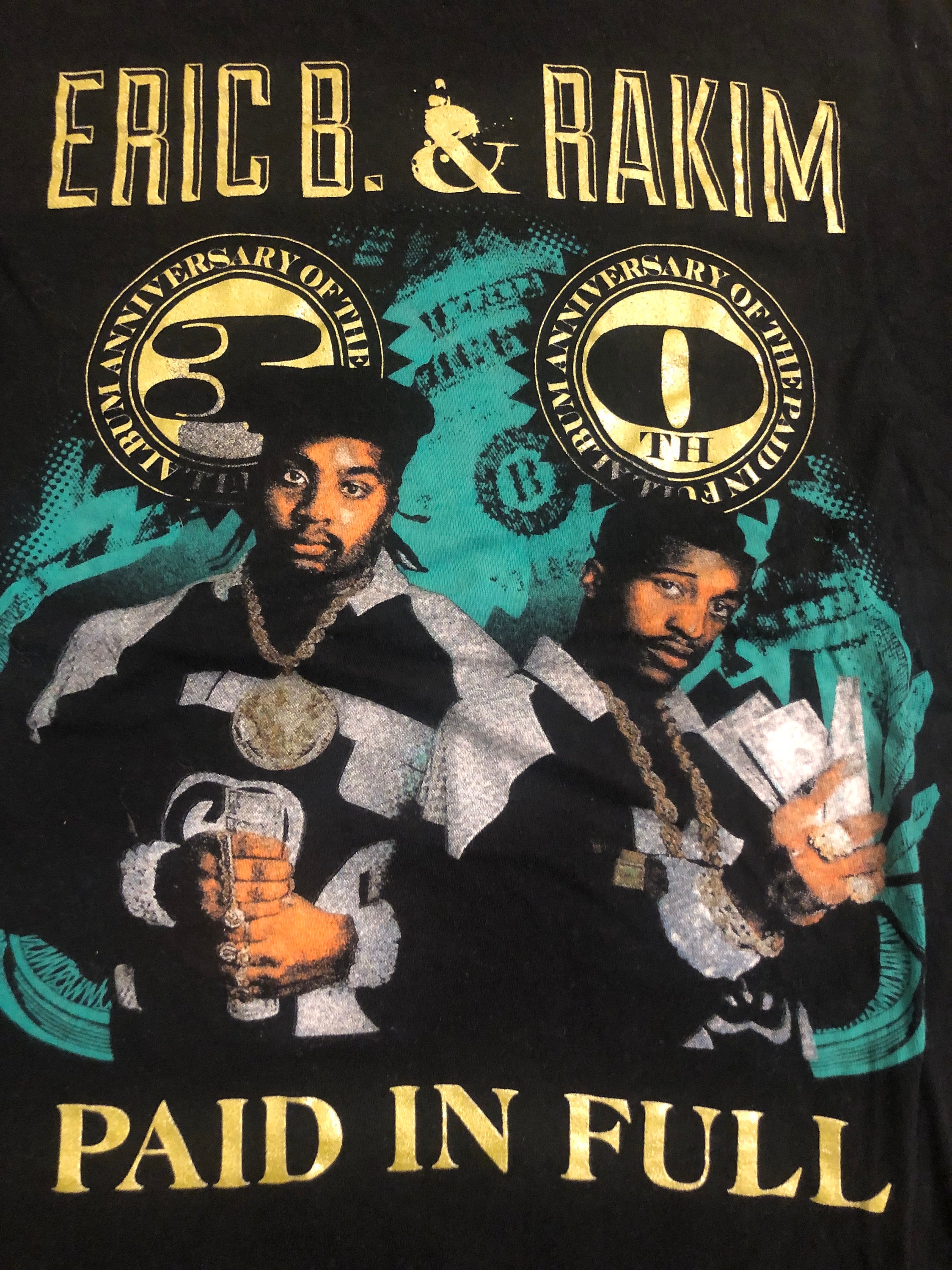 希少　vintage promo tee rakim The Master 希少vintage promo tee rakim The Master