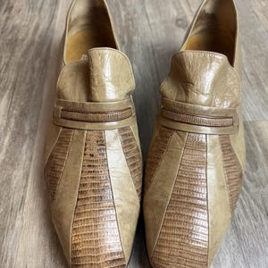 Men Vintage Square Toe Shoe - Etsy