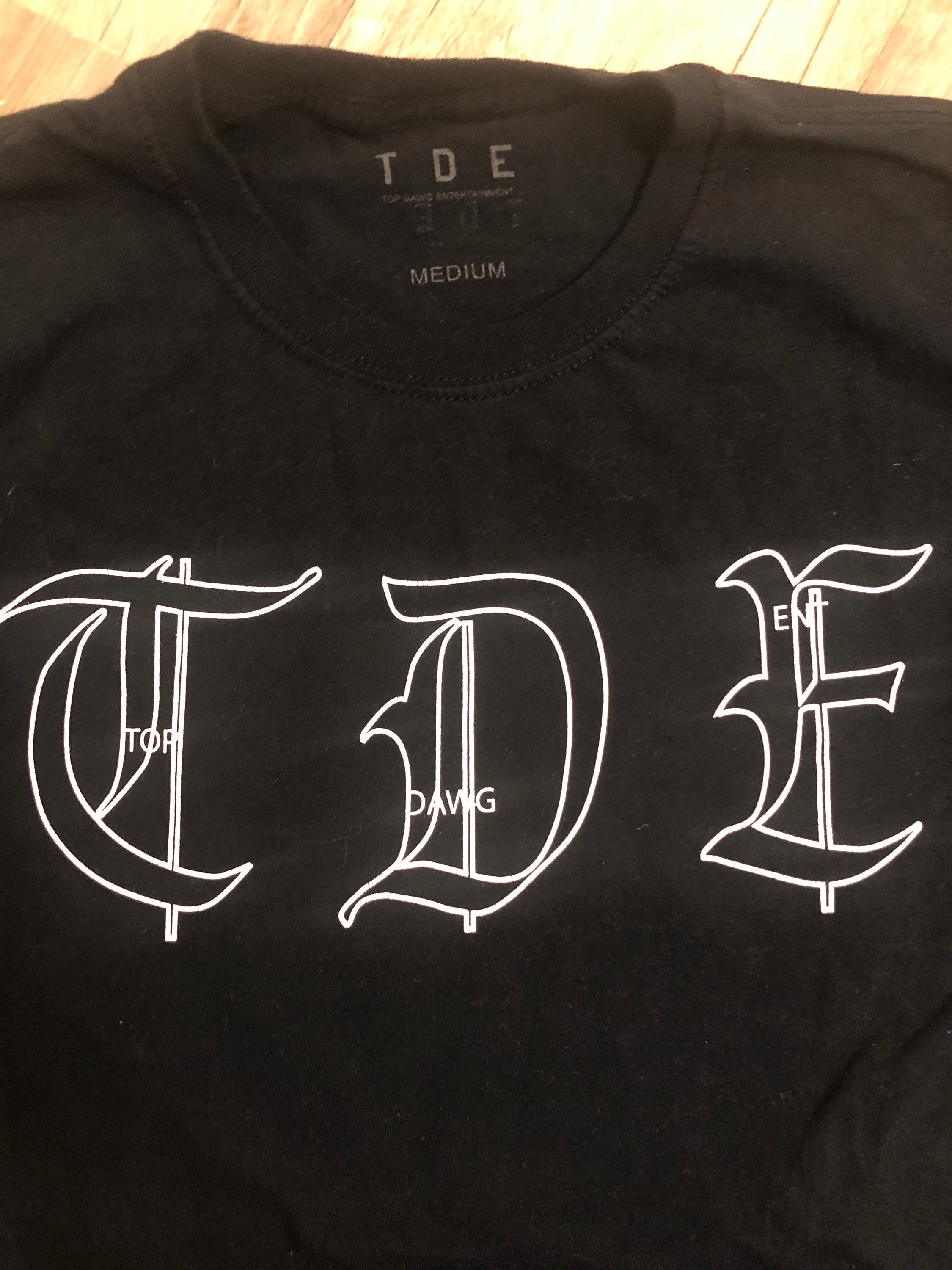 Top Dawg Entertainment T Shirt TDE Kendrick Lamar SZA Hip Hop Rap