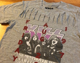 Officially Licensed Merch Kiss Love Gun Rock Band T-shirt - Etsy