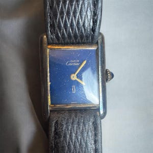 Vintage Gold Watch With Lapis Lazuli - Etsy display picture 2
