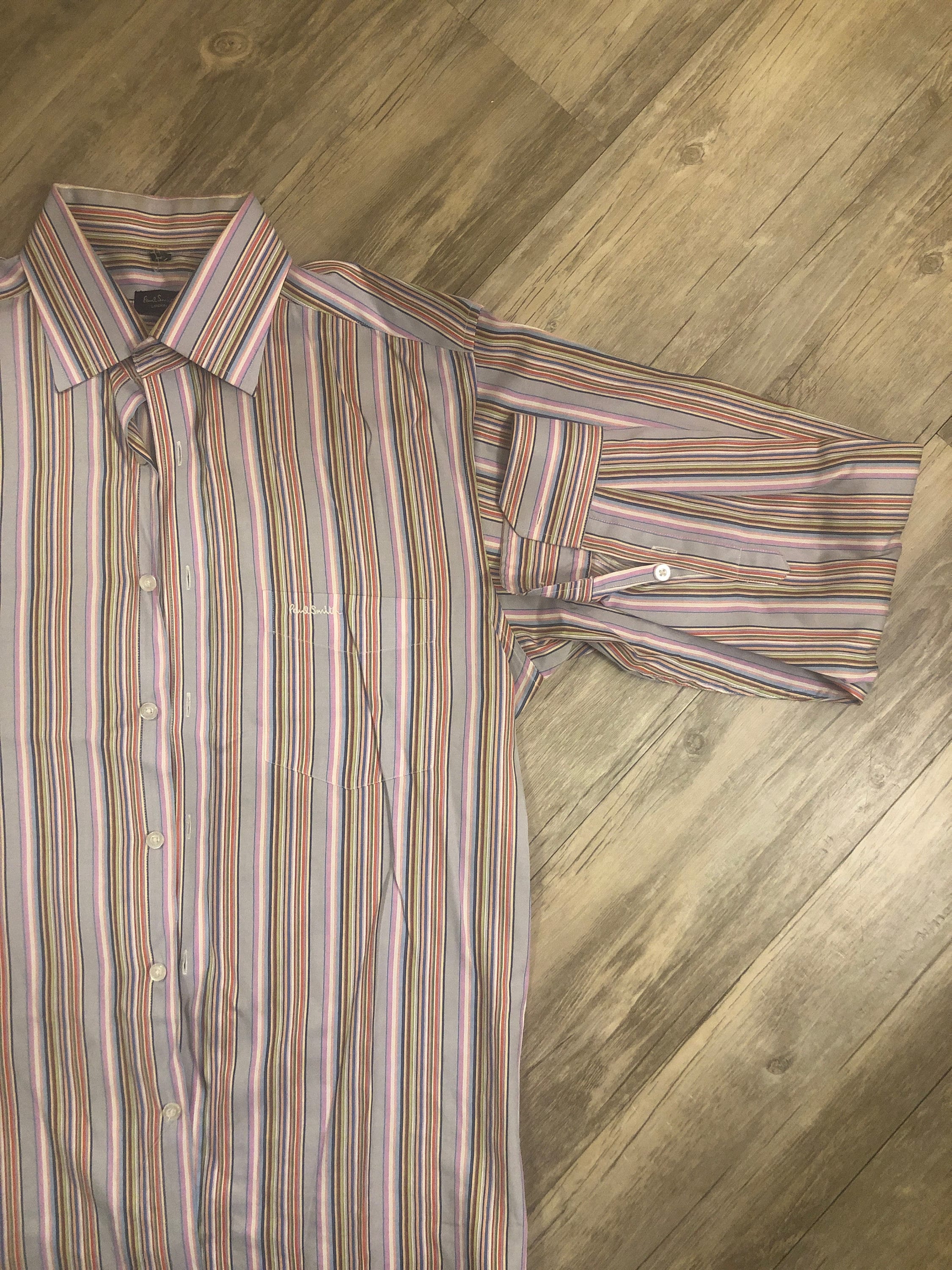 Paul Smith Vintage Striped Men's Dress Shirt - Etsy
