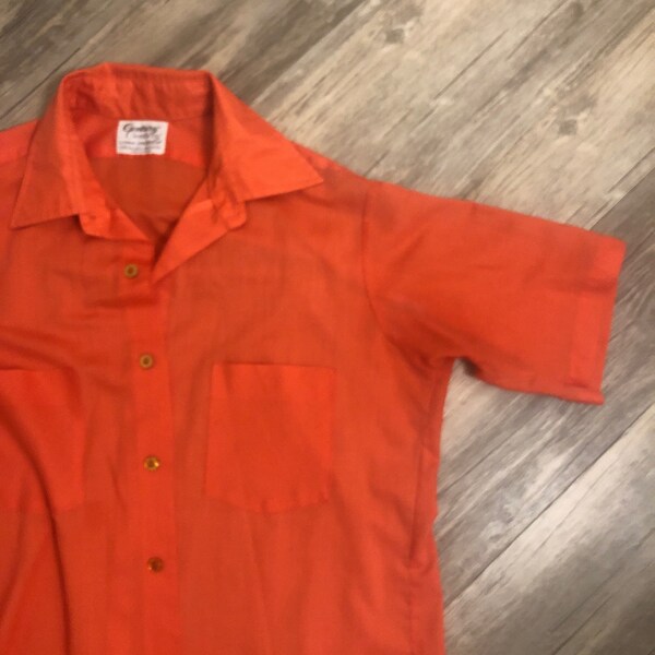 Mens Coral Dress Shirt Etsy