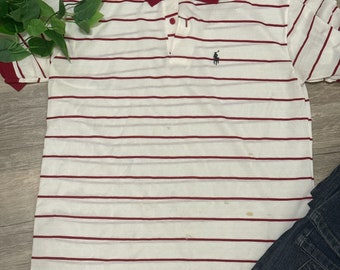 Vintage T Shirt / 80s Ralph Lauren Polo / Mens Large