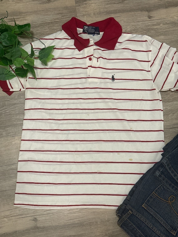 Vintage T Shirt 80s Ralph Lauren Polo Mens Large