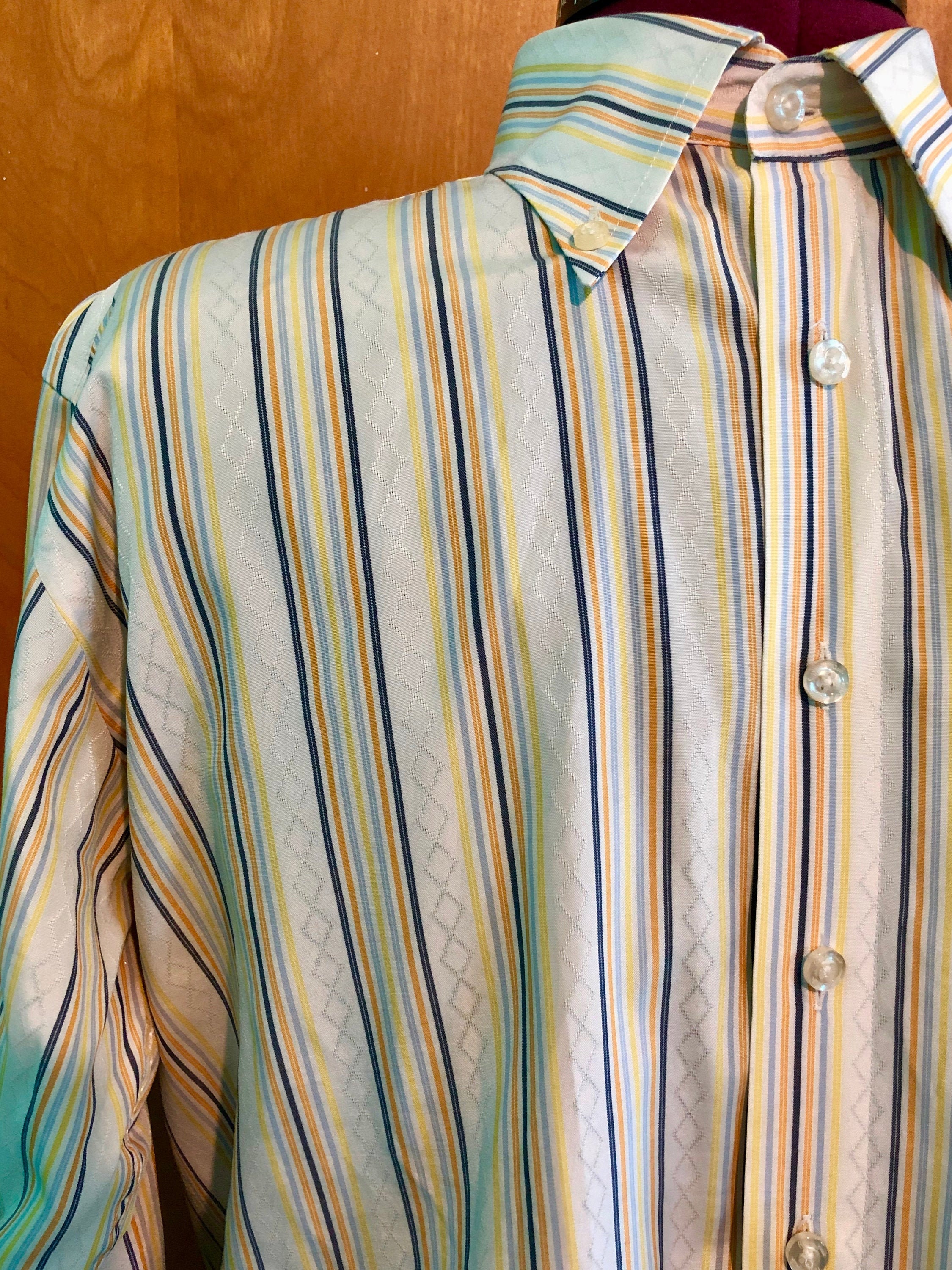 Paul Smith Vintage Striped Men's Dress Shirt Size | Etsy