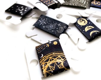 Witchy Washi Tape  | Gothic Washi Tape Samples |  Moon Tape