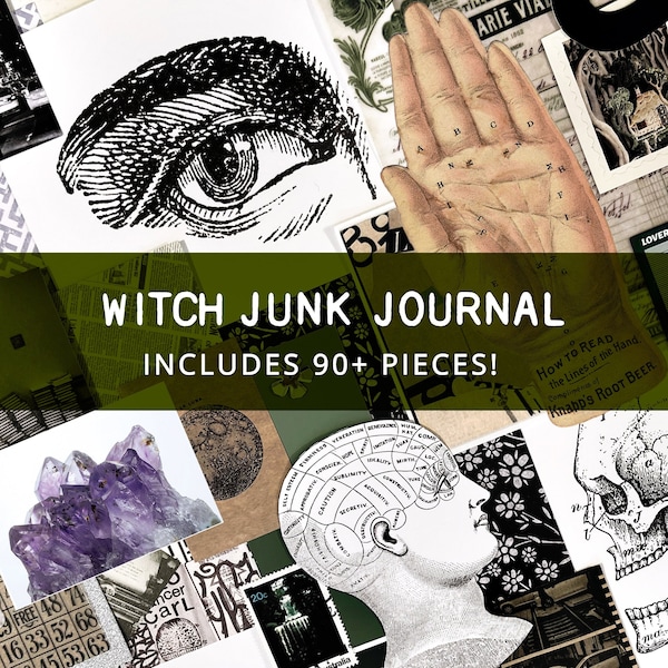 Junk Journal Supplies  |  Witch Ephemera  |  Witchy Journaling Supplies