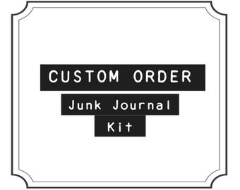 Custom Journal Kit  |  Personalized Ephemera Scrapbook