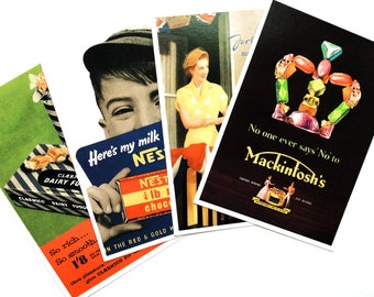 Vintage Food Postcard | Retro Ad Postcards | Vintage Postcards