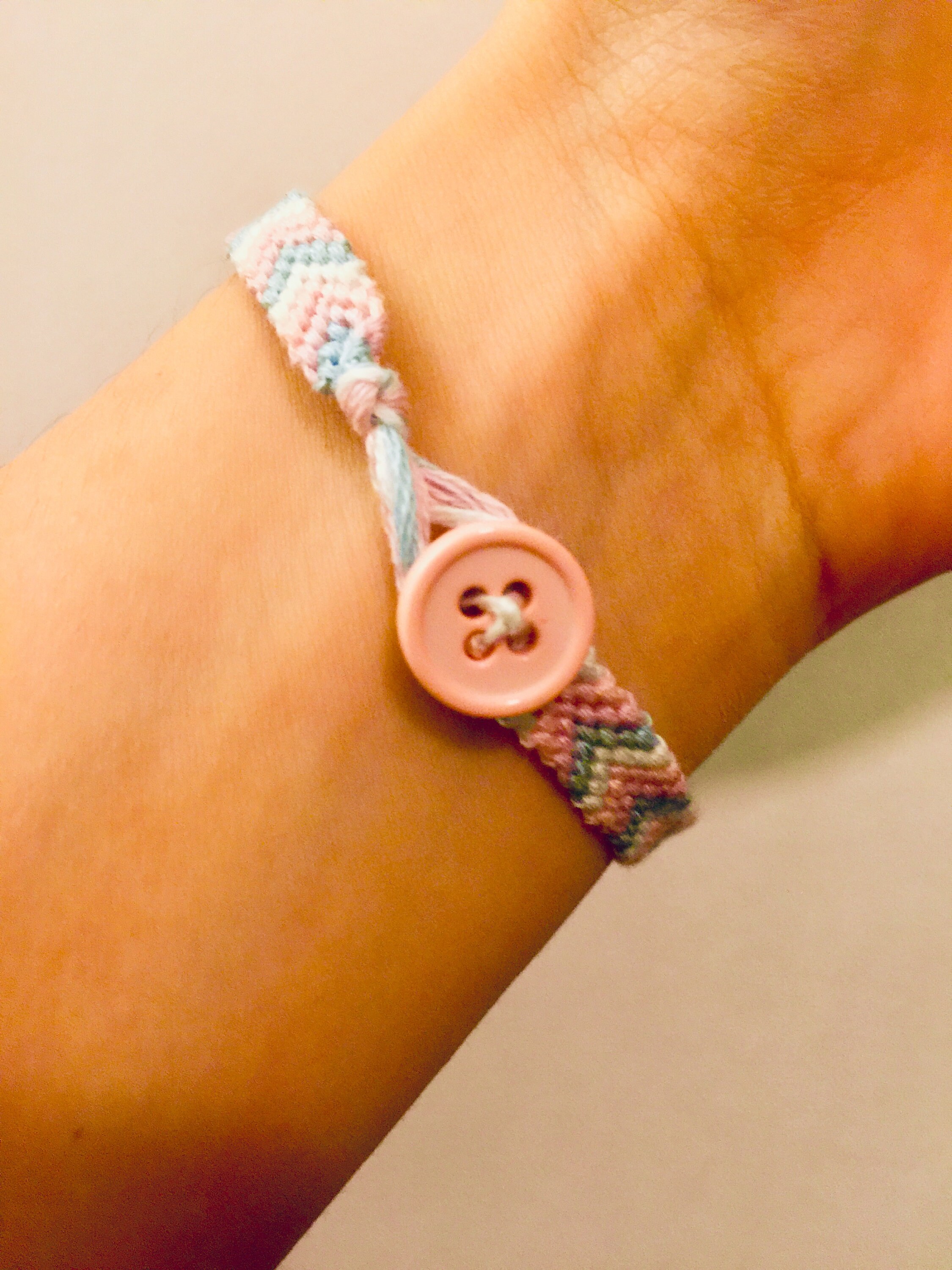 Pastel Embroidery Floss Bracelet couples or Friends Etsy