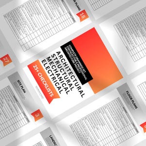 COMPLETE Architecture Guide | 25+ Professional Checklists + BONUS | Residential & Commercial | Perfect for Architecture Students | A4 Size
