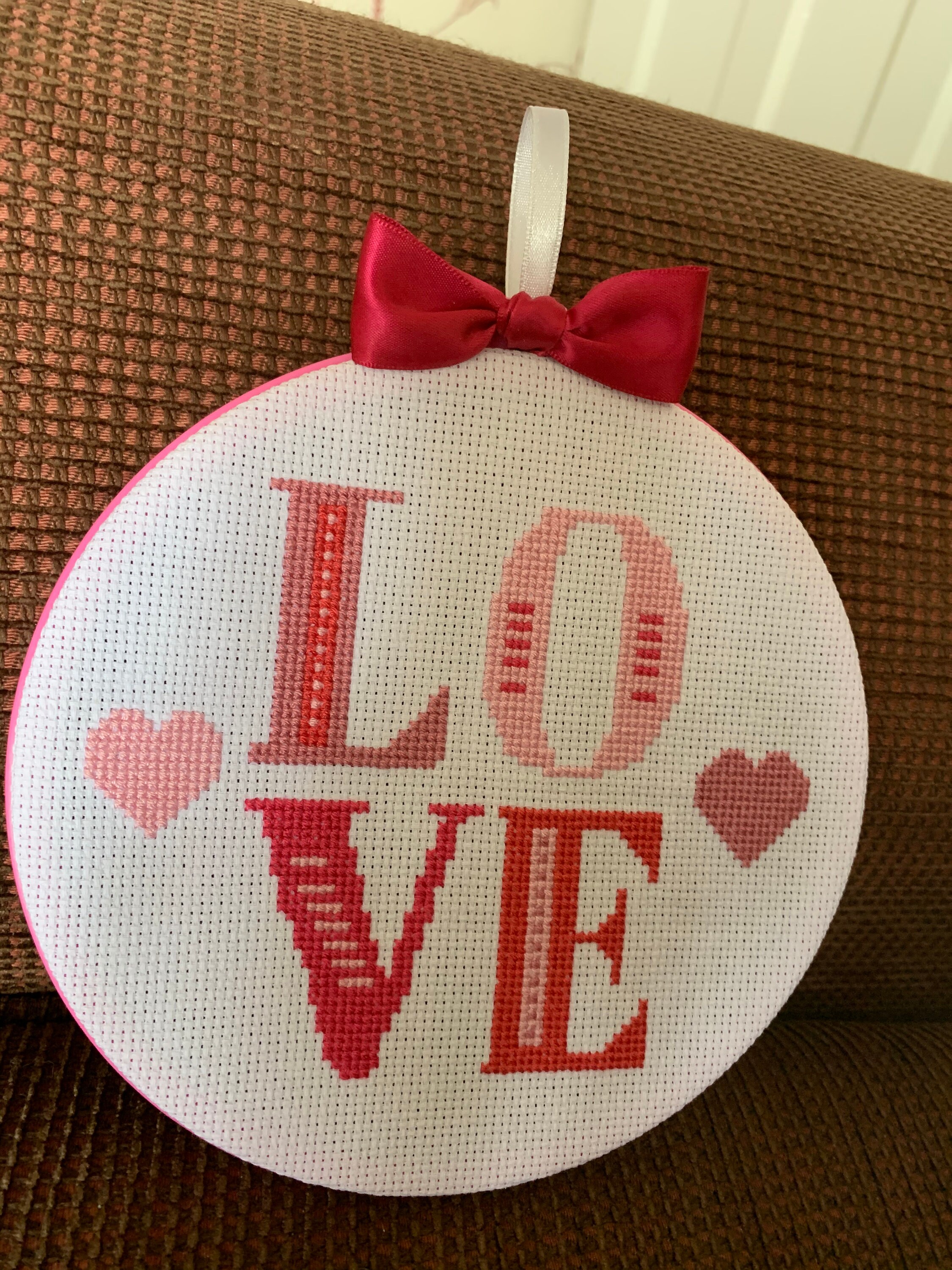 Finished Embroidery Cross Stitch Hoop 6 Inches/ Tapestry/ Etsy UK