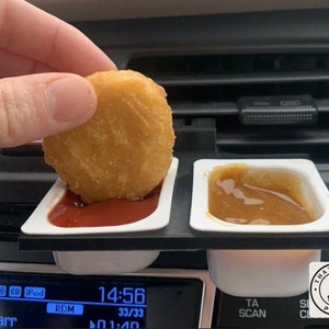 SALE! Dual McDonalds sauce holder for car air vent / Sauce / McDonalds / Food