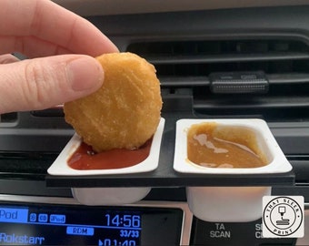 SALE! Dual McDonalds sauce holder for car air vent / Sauce / McDonalds / Food