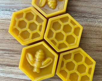 Country Apple Apricot Peach Beeswax Melts Tarts with Honeybee 4 Scents Maple Cream Natural Beeswax Use with Tart Warmers 100/% Natural