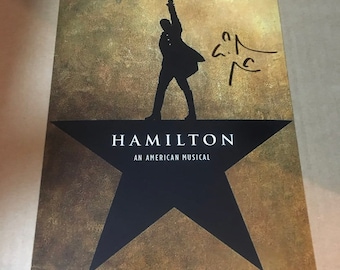Lin Manuel Miranda Autographed Hamilton 8x10 Photo