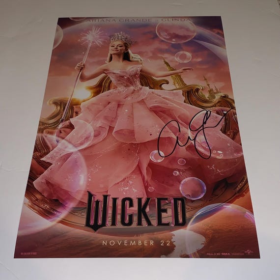 Ariana Grande Signed Wicked Movie Glinda 11x17 Photo C - Etsy