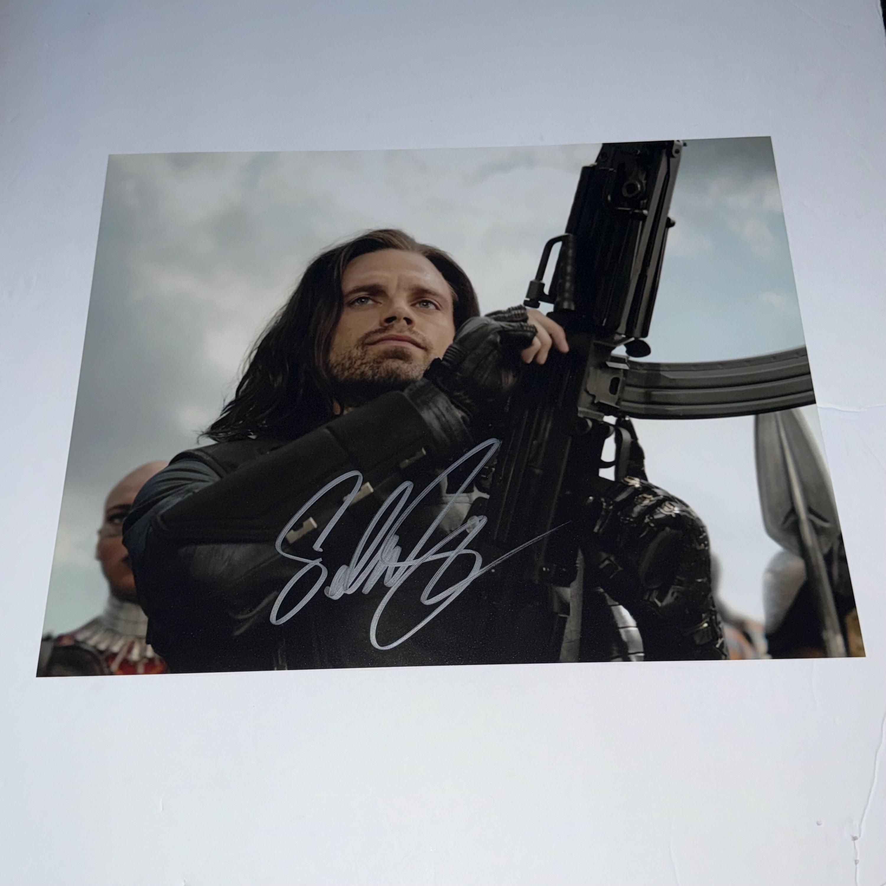 Sebastian stan autograph - Etsy 日本