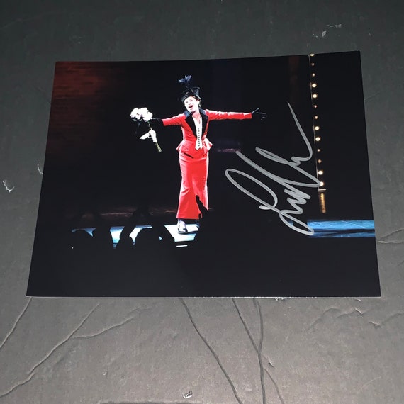 Lea Michele Signed Funny Girl Glee Broadway 8x10 Photo B Canada