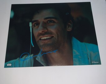 オスカー・アイザック直筆サイン入り11x14写真 スター・ウォーズ ポー