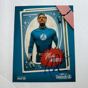Pedro Pascal Signed 8x10 Photo - Fantastic Four Movie 1