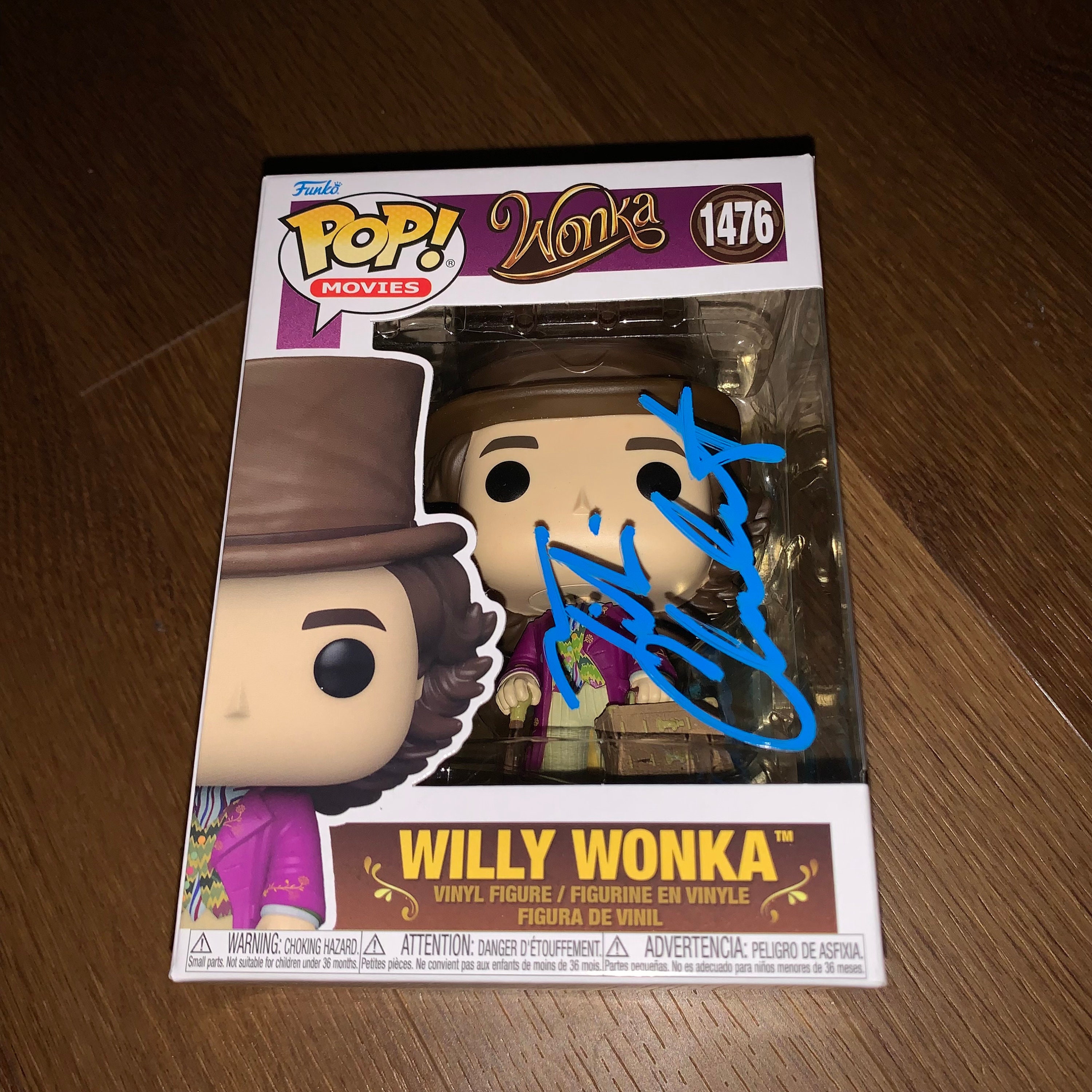Timothee Chalamet Signed Willy Wonka Call Me by Your Name LGBTQ Funko Pop  Toy 
