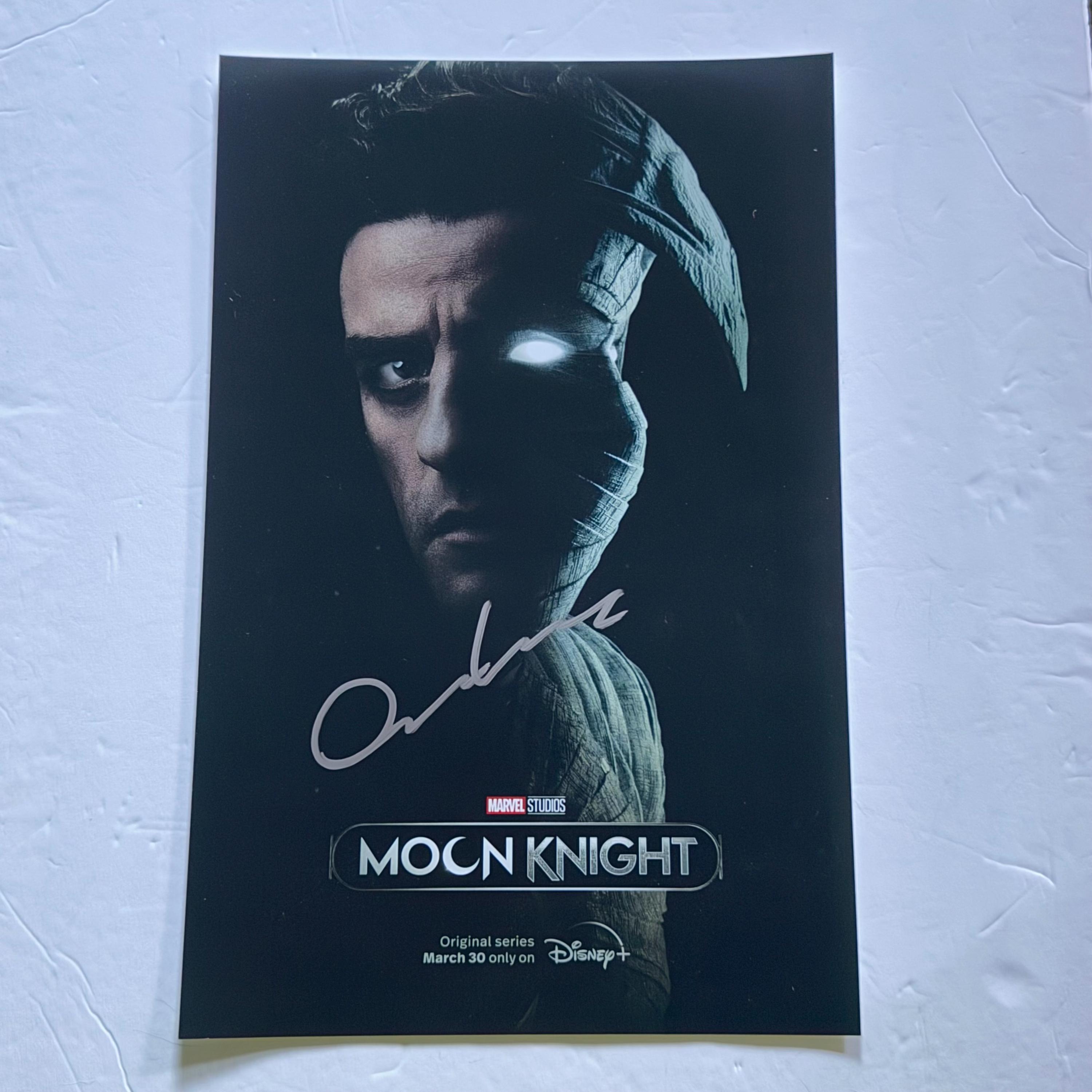 Oscar Isaac Signed 11x17 Photo Moon Knight Marvel Star Wars Poe Dameron