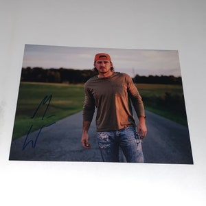 Morgan Wallen Signed Country Singer 8x10 Photo