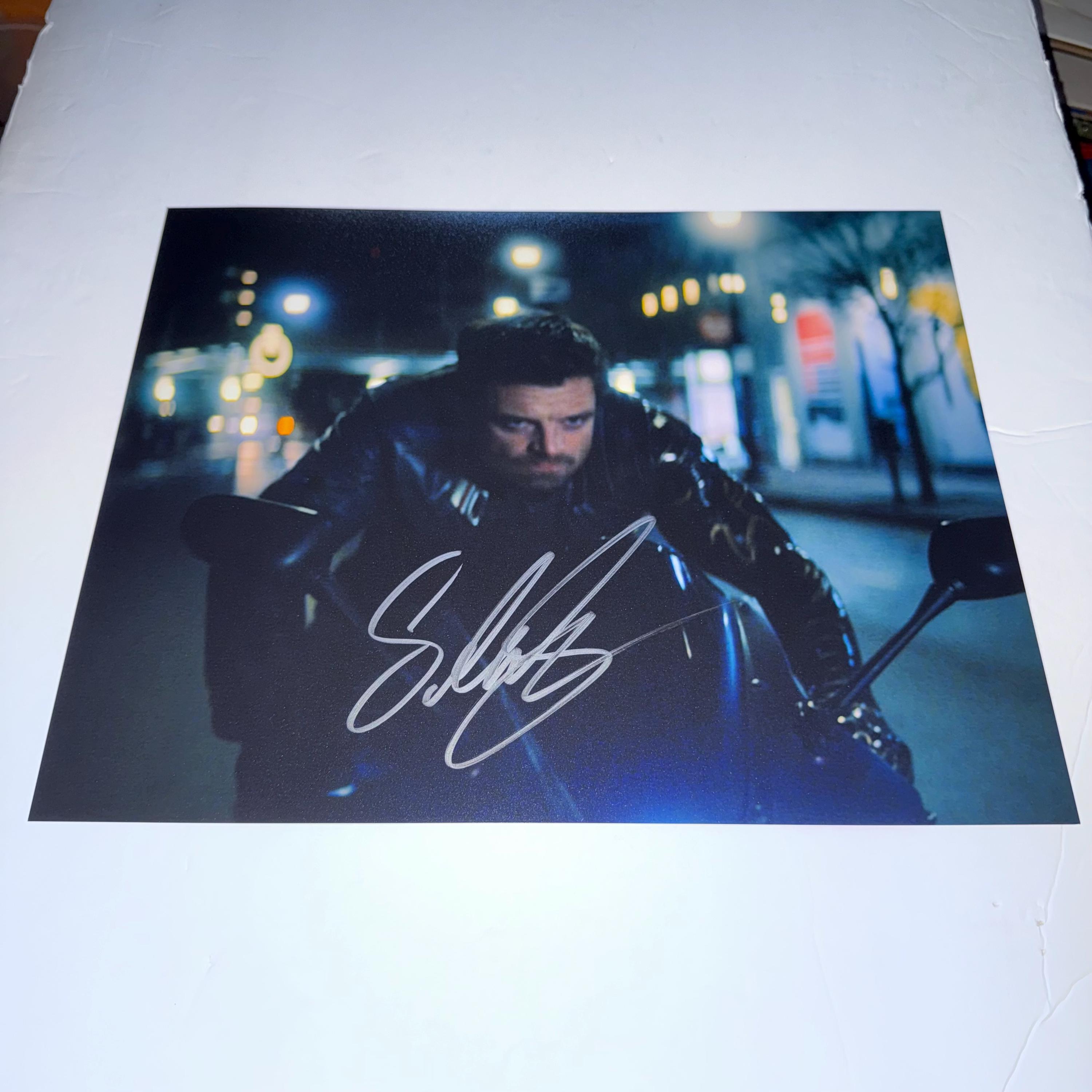 Sebastian stan autograph - Etsy 日本
