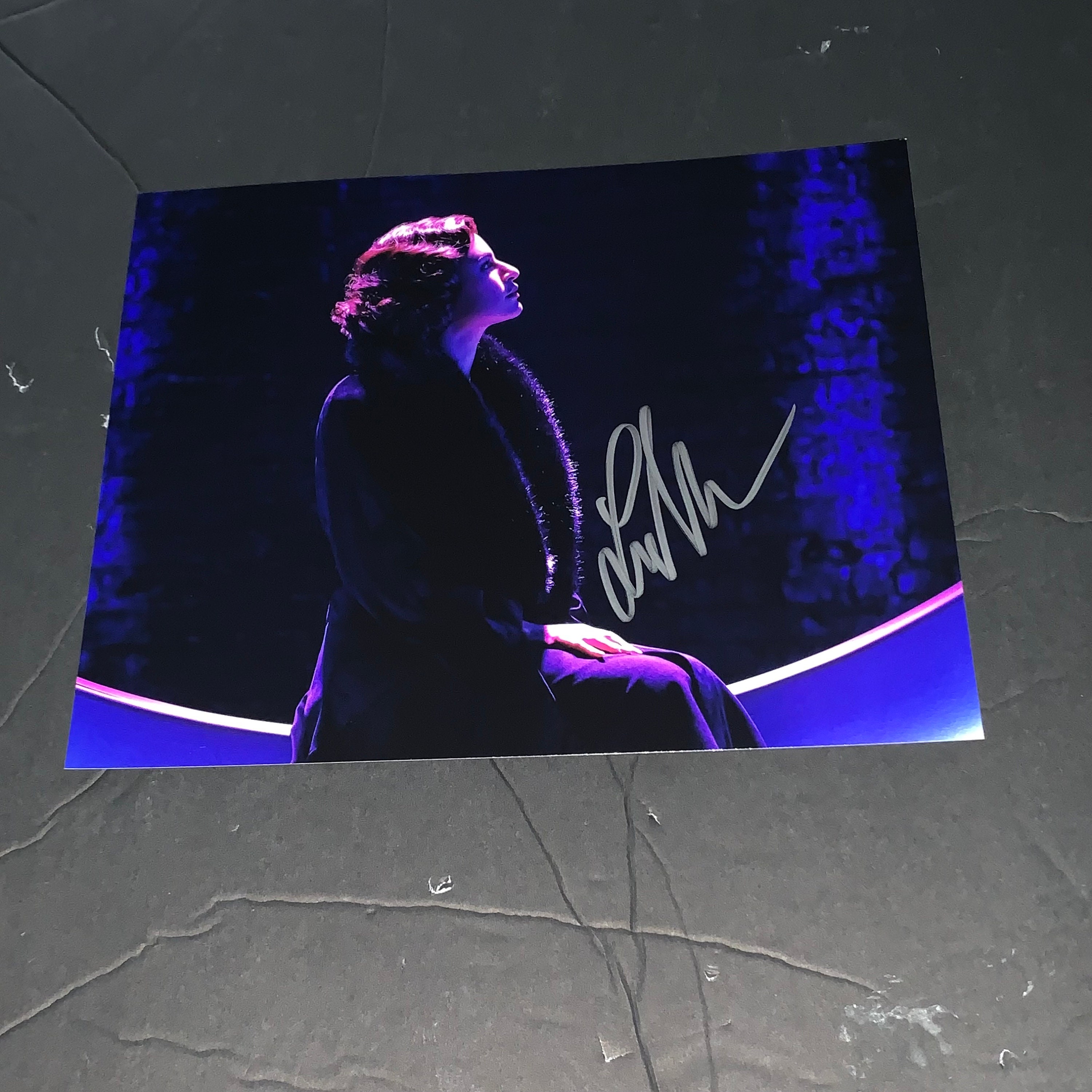 Lea Michele podpisała Funny Girl Glee Broadway 8x10 Zdjęcie E