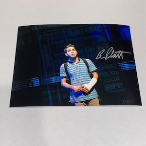 Ben Platt Signed Dear Evan Hansen Broadway 8x10 Photo