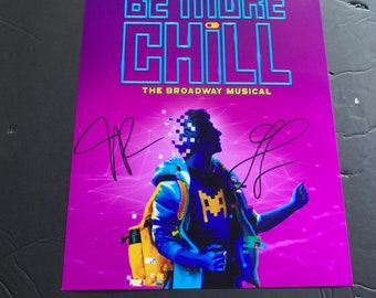 Will Roland & George Salazar Signed Be More Chill Falsettos Broadway 8x10 Photo