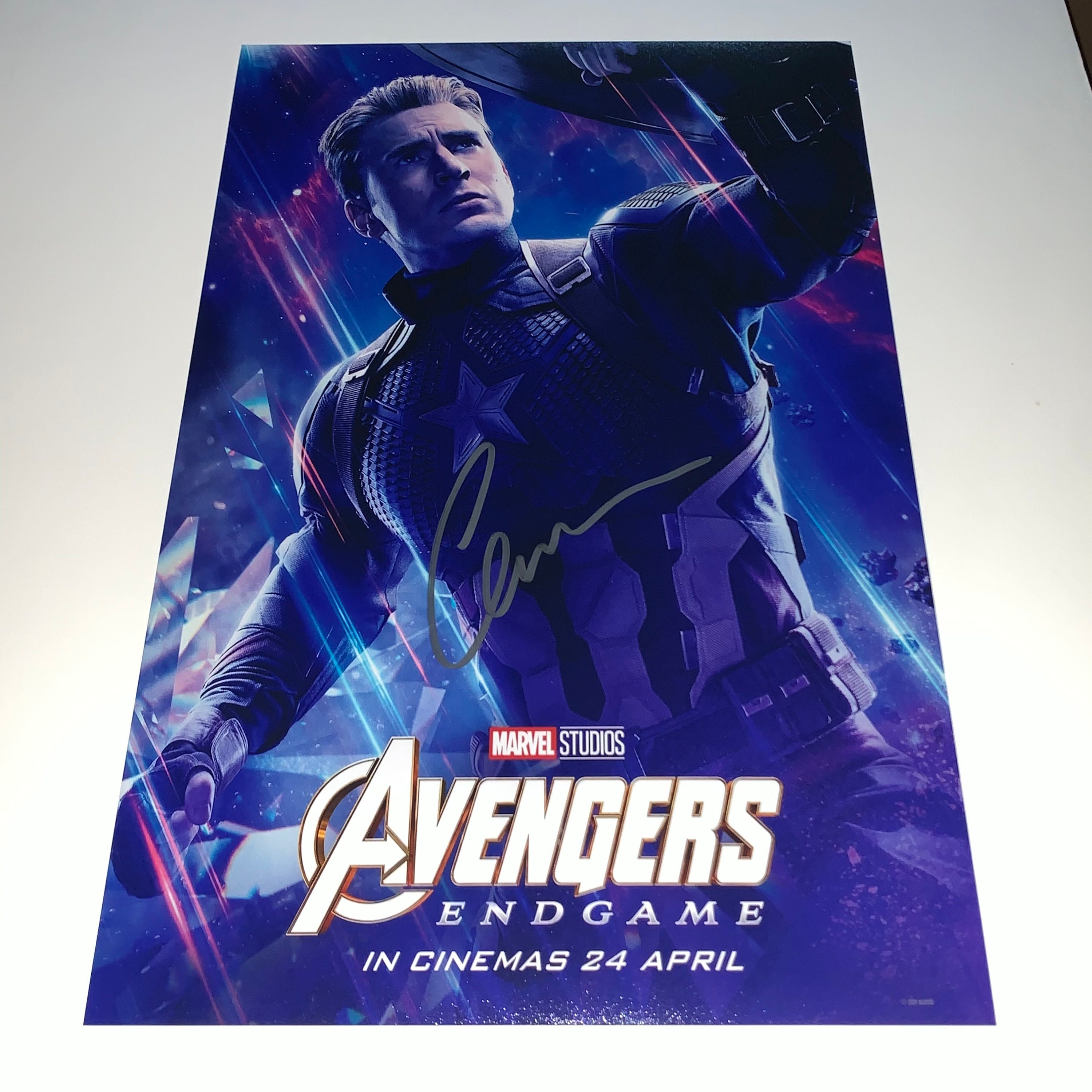Chris evans signed - Etsy 日本