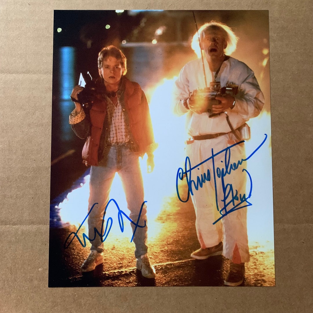 マイケル・J・フォックス　直筆サイン　8×10インチ　オートグラフ マイケル・J・フォックス 直筆サイン 8×10インチ オートグラフ