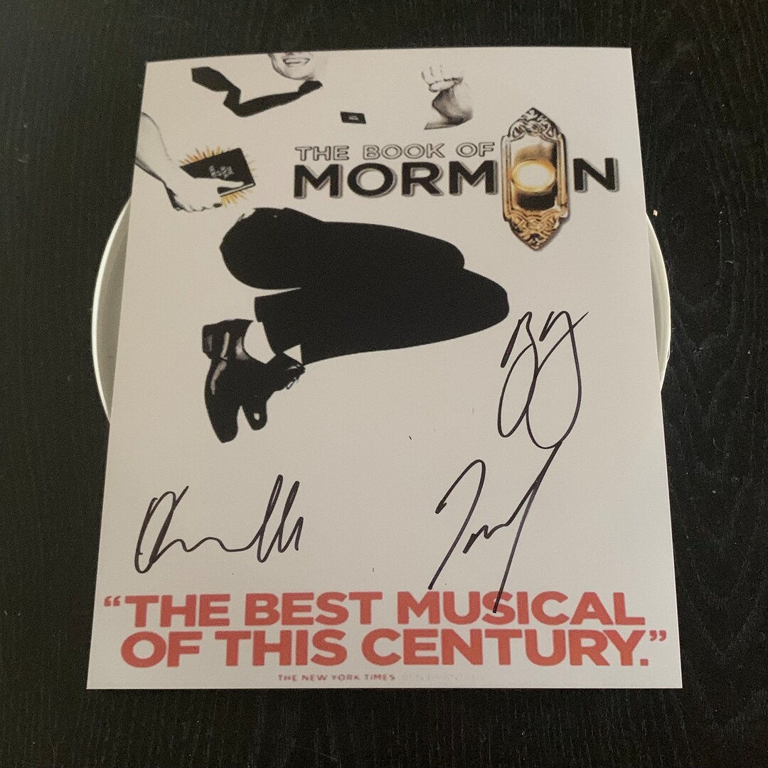 Andrew Rannells, Rory O'malley, & Josh Gad Signed Book of Mormon ...