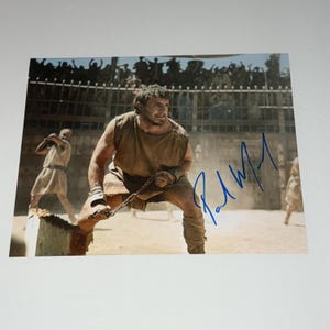 Paul Mescal Signed Gladiator 2 Movie 8x10 Photo
