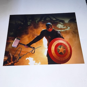 Chris evans signed - Etsy 日本
