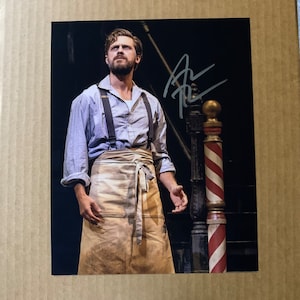 Aaron Tveit Signed Sweeney Todd Broadway 8x10 Photo B