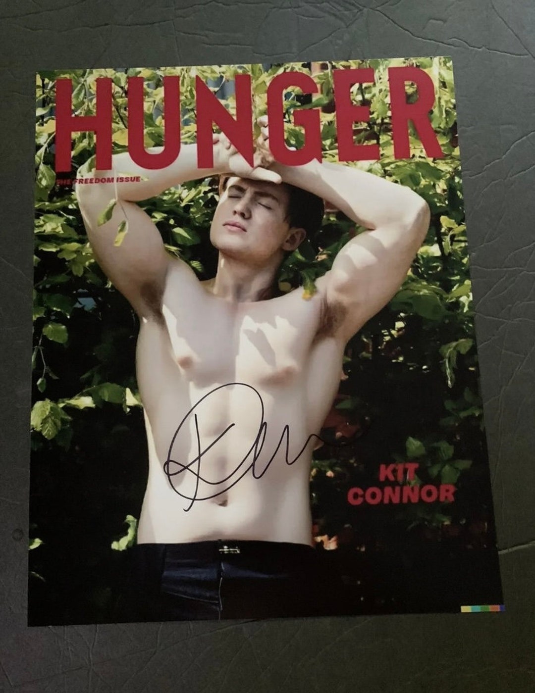 Kit Connor Signed Heartstopper Shirtless Hunger Cover LGBTQ - Etsy