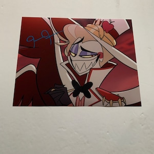 ルシファー　ハズビンホテル　ポスター hazbin hotel ハズビンホテルサイン入りポスタールシファー