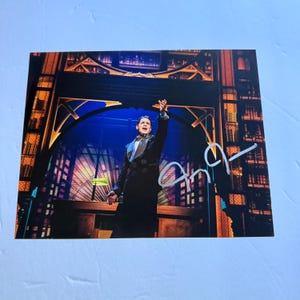 Jeremy Jordan signerad Great Gatsby Broadway 8x10 foto A