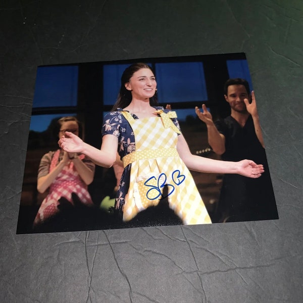 Sara Bareilles Signed Waitress Broadway 8x10 Photo