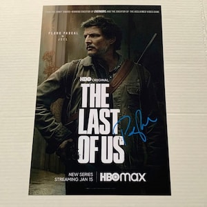 Pedro Pascal firmó el último de nosotros 11x17 Foto