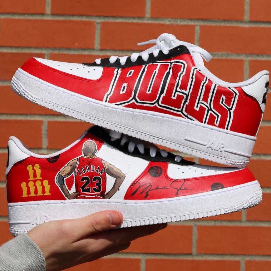 Michael Jordan Custom Air Force 1!